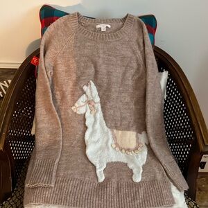 Lauren Conrad women knit tunic sweater